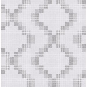 0037607 mosaic grey grid wallpaper