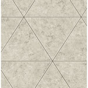 0037614 polished concrete off white geometric wallpaper