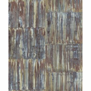0037638 patina panels multicolor metal wallpaper