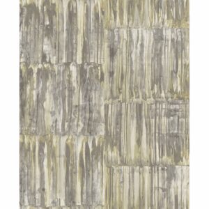 0037639 patina panels yellow metal wallpaper