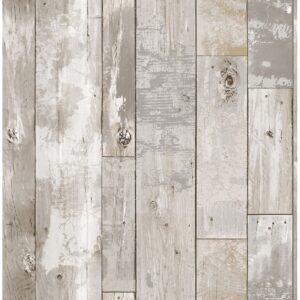 0037671 deena grey distressed wood wallpaper