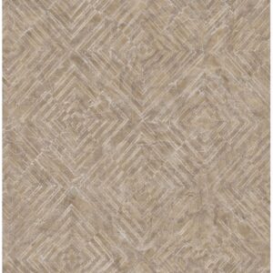 0037675 labyrinth bronze geometric wallpaper