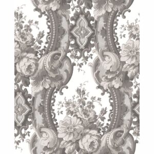 0037681 dreamer grey damask wallpaper
