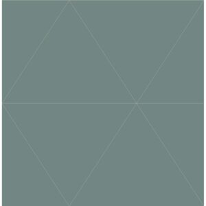 0037713 twilight green geometric wallpaper