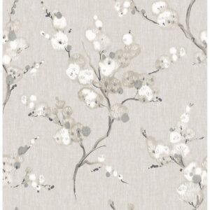 0037741 bliss taupe blossom wallpaper