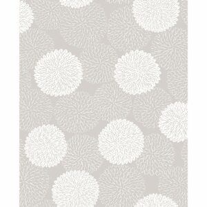 0037771 blithe taupe floral wallpaper