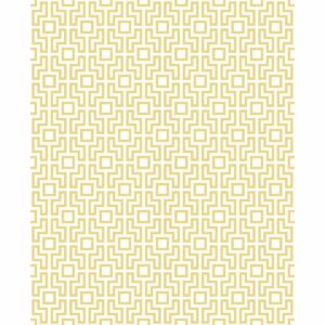 0037803 boxwood yellow geometric wallpaper