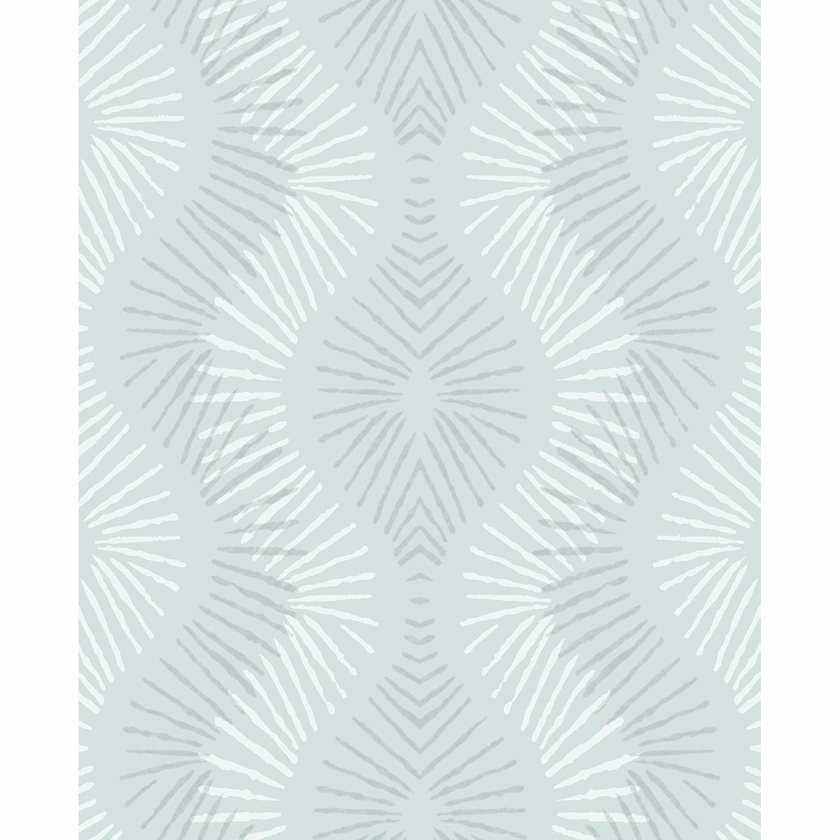 Feliz Seafoam Beaded Ogee Wallpaper