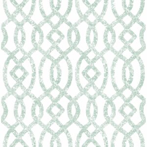 0037872 ethereal sea green trellis wallpaper