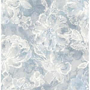0037880 allure blue floral wallpaper