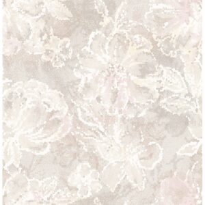 0037917 allure blush floral wallpaper