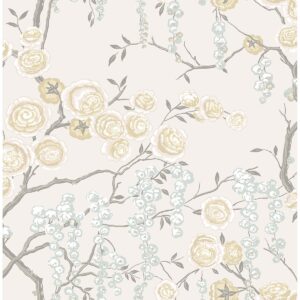 0037986 peony tree citrine wallpaper by sarah richardson