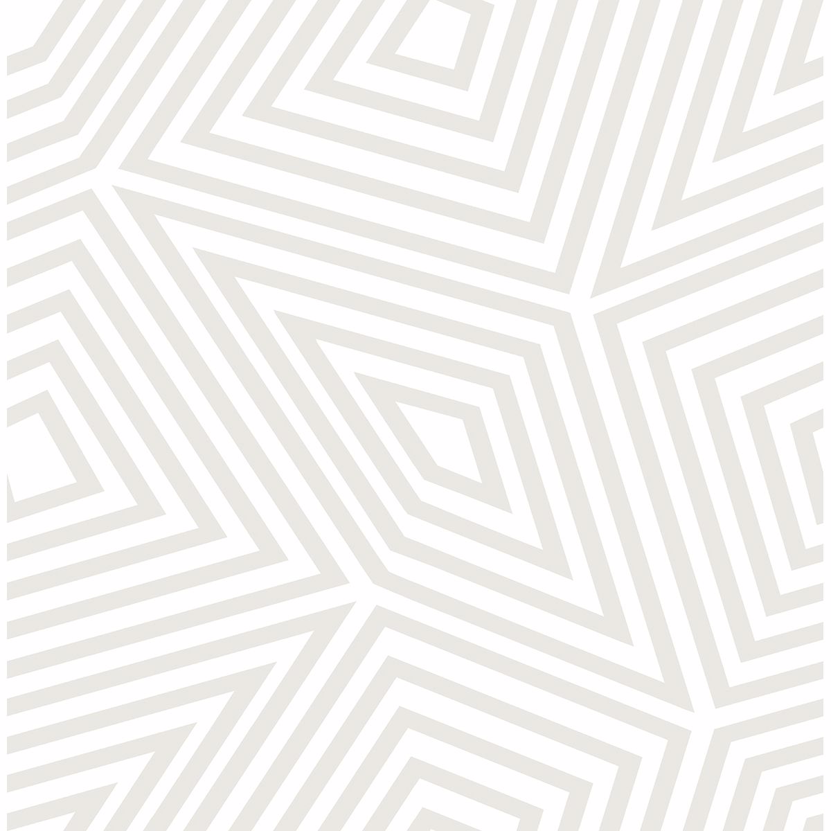 Kaleidoscope Platinum Wallpaper by Sarah Richardson