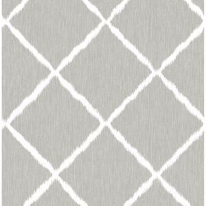 0037998 sterling ikat trellis wallpaper by sarah richardson
