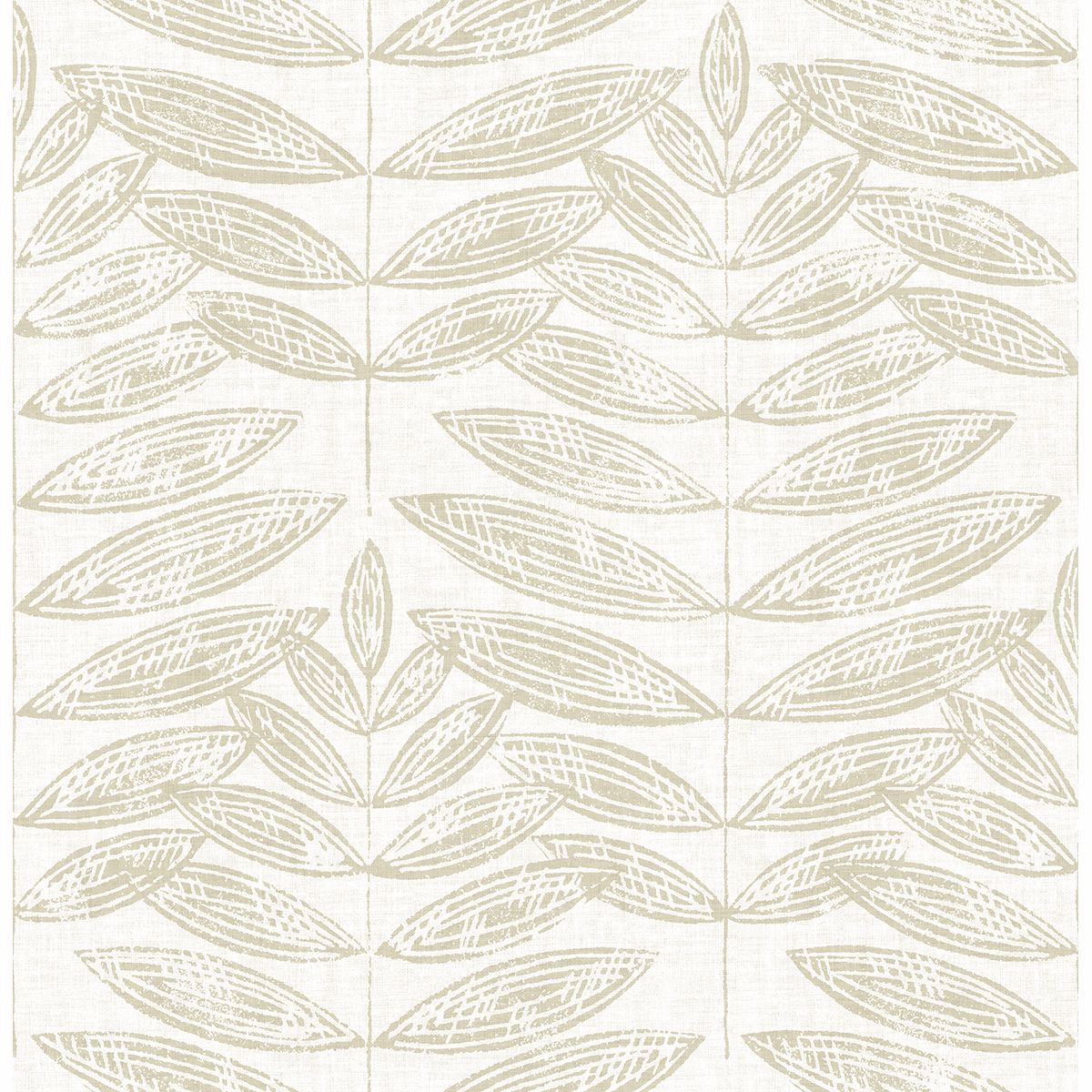 0038011 akira beige leaf wallpaper