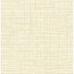 0038058 mendocino light yellow linen wallpaper