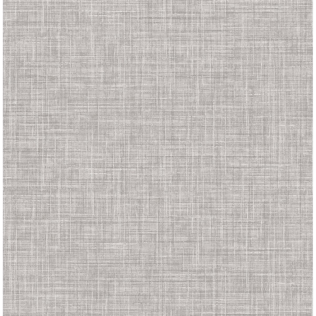 Mendocino Grey Linen Wallpaper