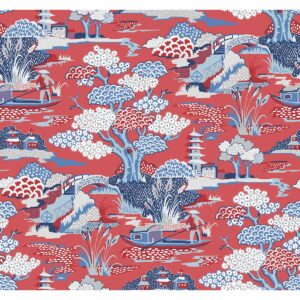0038137 joy de vie red toile wallpaper