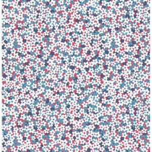 0038139 giverny red miniature floral wallpaper