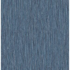 0038141 raffia thames blue faux grasscloth wallpaper