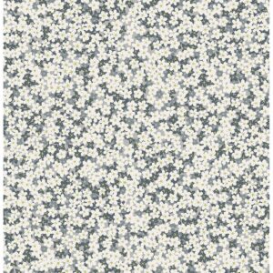 0038187 giverny grey miniature floral wallpaper