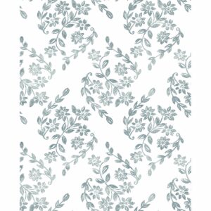 0038188 arabesque teal floral trail wallpaper