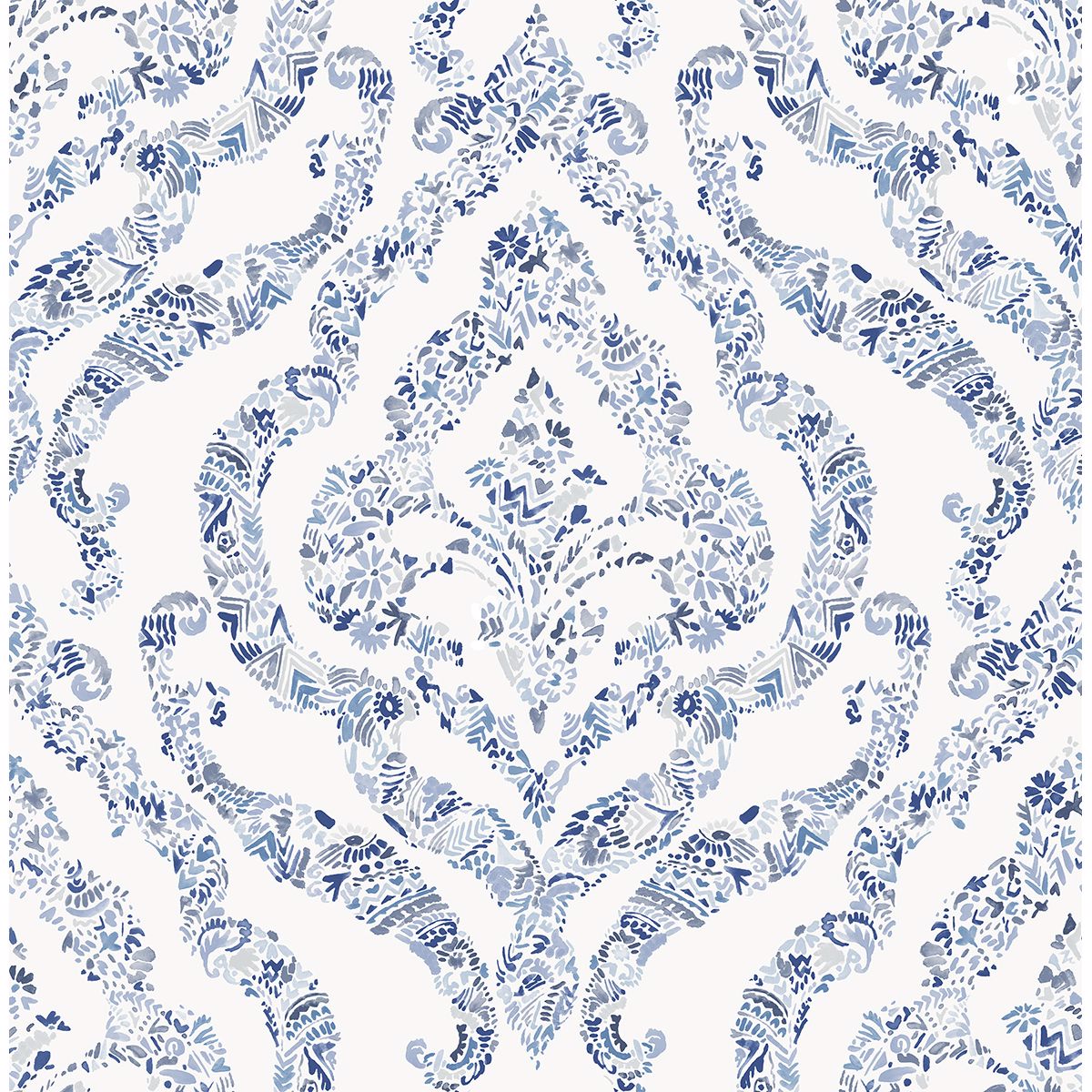 0038190 featherton blue floral damask wallpaper