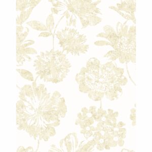0038195 folia beige floral wallpaper