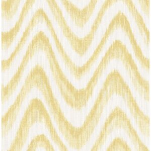 0038198 bargello yellow faux grasscloth wave wallpaper