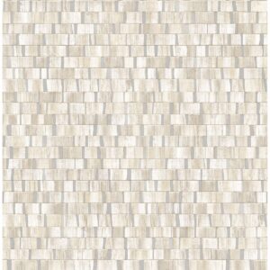 0038218 dobby cream geometric wallpaper