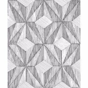 0038225 paragon black geometric wallpaper