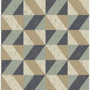 0038235 cerium multicolor concrete geometric wallpaper