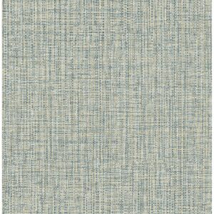 0038250 rattan teal woven wallpaper
