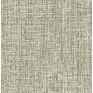 0038252 rattan green woven wallpaper