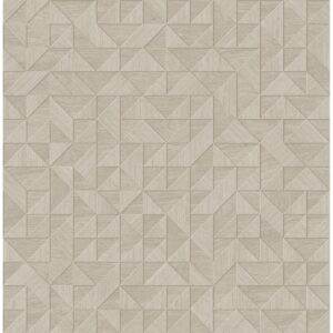 0038257 gallerie cream geometric wood wallpaper