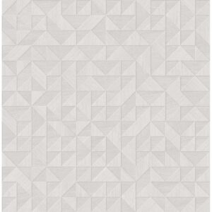 0038259 gallerie light grey geometric wood wallpaper