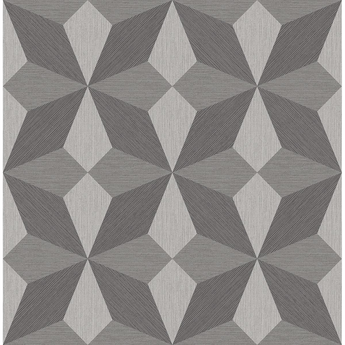 0038285 valiant grey faux grasscloth geometric wallpaper