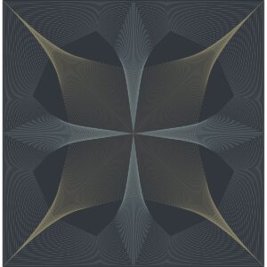0038296 radius navy geometric wallpaper