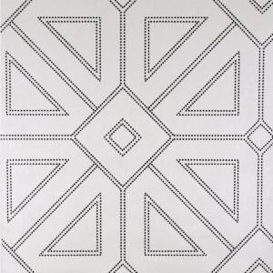 0038312 voltaire off white geometric wallpaper
