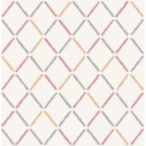 0038328 allotrope rose linen geometric wallpaper