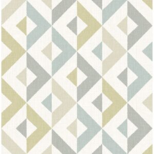 0038344 seesaw grey geometric faux linen wallpaper