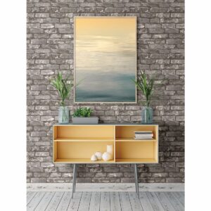 Debs Dove Exposed Brick Wallpaper