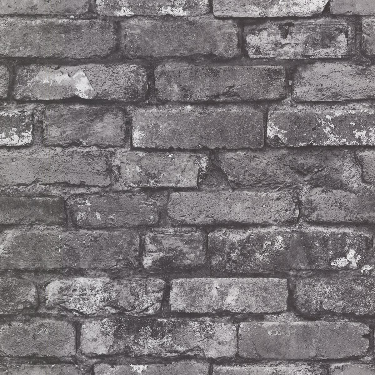 0038378 debs grey exposed brick wallpaper