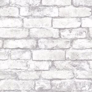 0038380 debs white exposed brick wallpaper