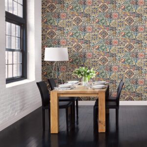 Estrada Multicolor Marrakesh Tiles Wallpaper
