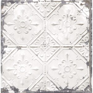 0038392 donahue white tin ceiling wallpaper