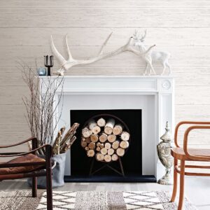 Colleen White Washed Boards Wallpaper