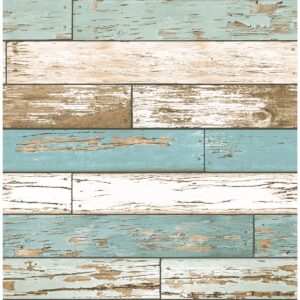0038408 wynona blue scrap wood wallpaper