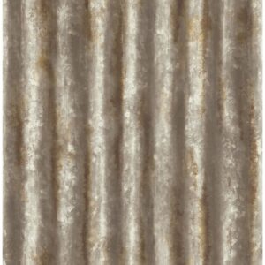 0038427 kirkland rust corrugated metal wallpaper