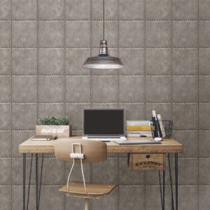 Hale Pewter Sheet Metal Wallpaper